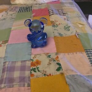 Small blue Crystal bear